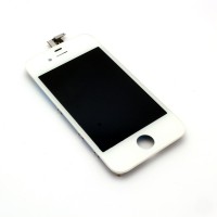LCD displejs (ekrāns) Apple iPhone 4 with touch screen white high copy 